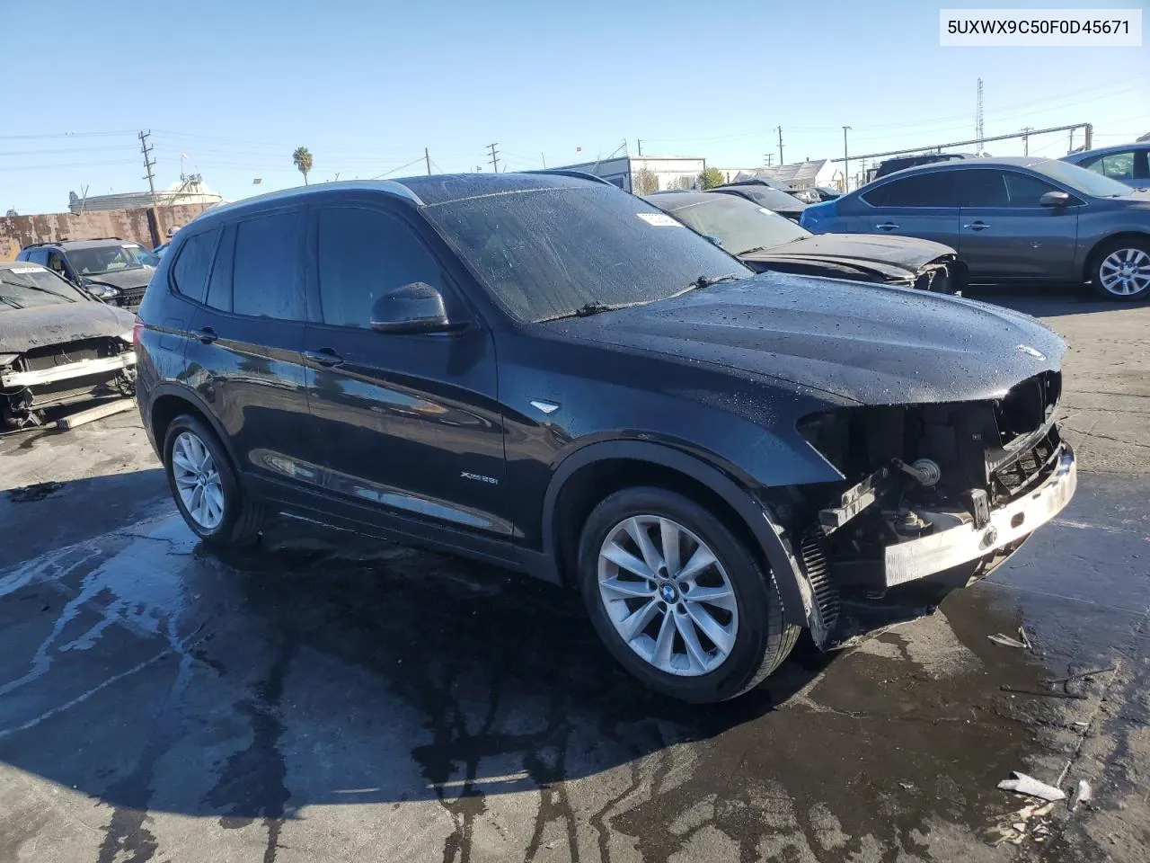 2015 BMW X3 xDrive28I VIN: 5UXWX9C50F0D45671 Lot: 78025424