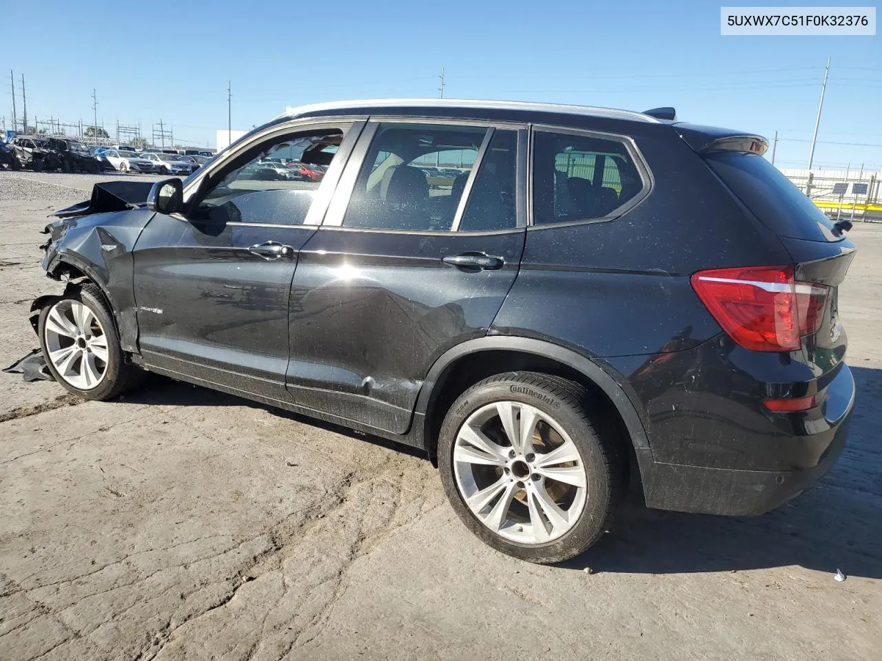 2015 BMW X3 xDrive35I VIN: 5UXWX7C51F0K32376 Lot: 81284734