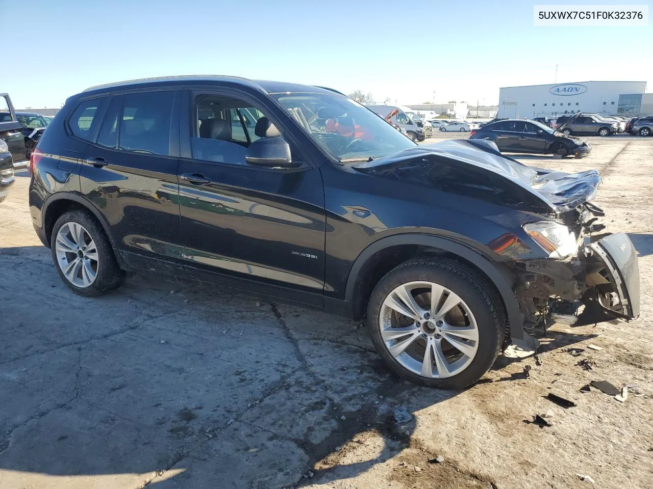 2015 BMW X3 xDrive35I VIN: 5UXWX7C51F0K32376 Lot: 81284734