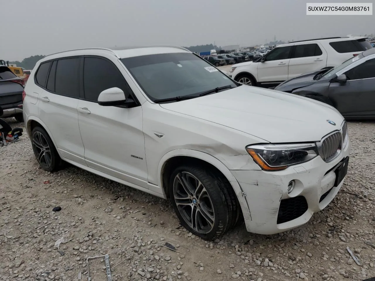 2016 BMW X3 Sdrive28I VIN: 5UXWZ7C54G0M83761 Lot: 54066294