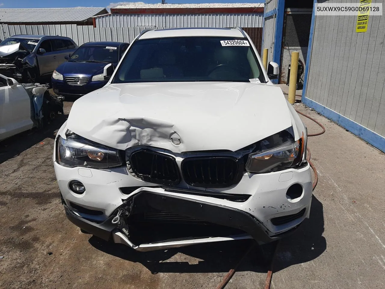 2016 BMW X3 xDrive28I VIN: 5UXWX9C59G0D69128 Lot: 54320604