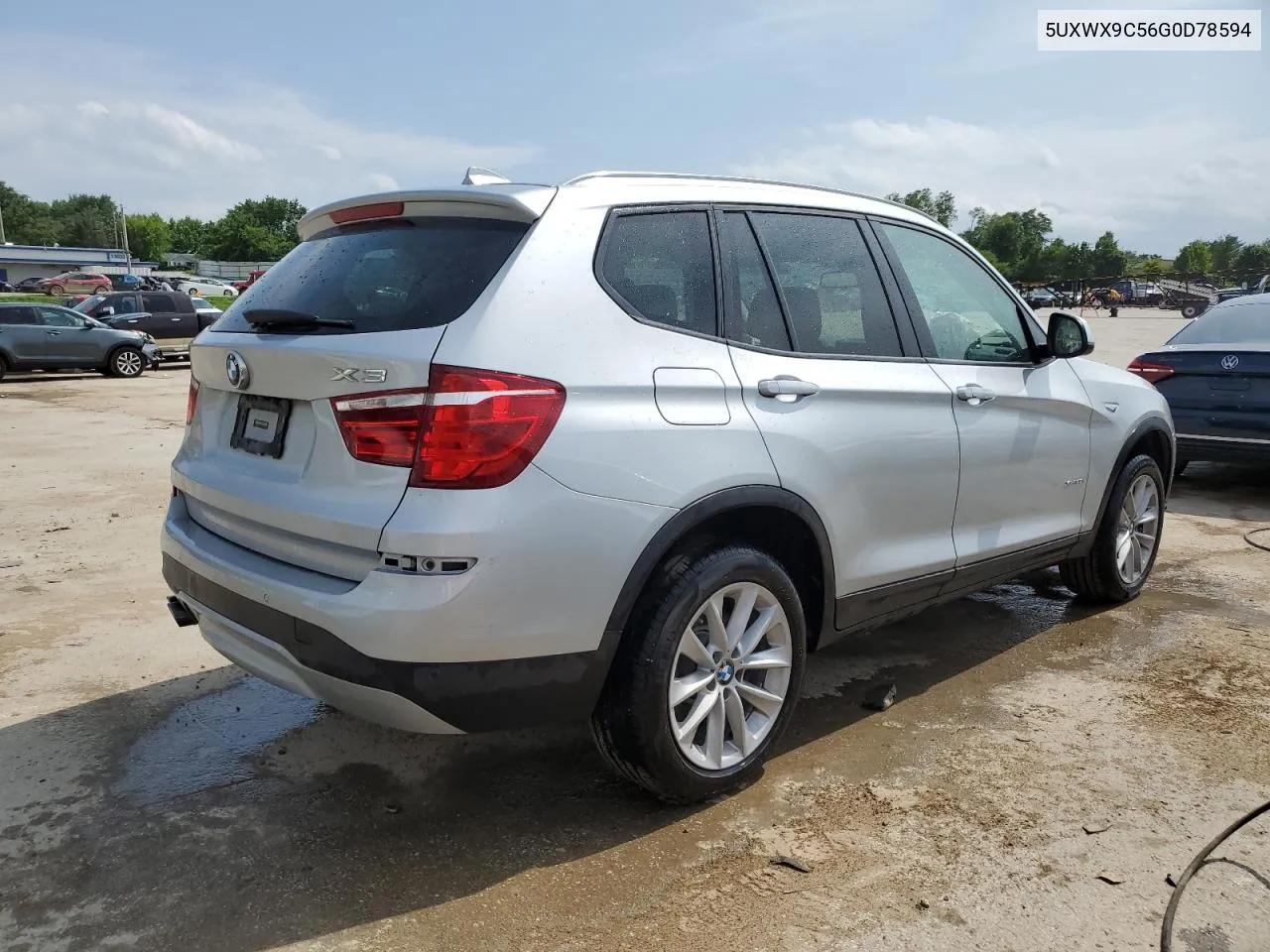 2016 BMW X3 xDrive28I VIN: 5UXWX9C56G0D78594 Lot: 56011874