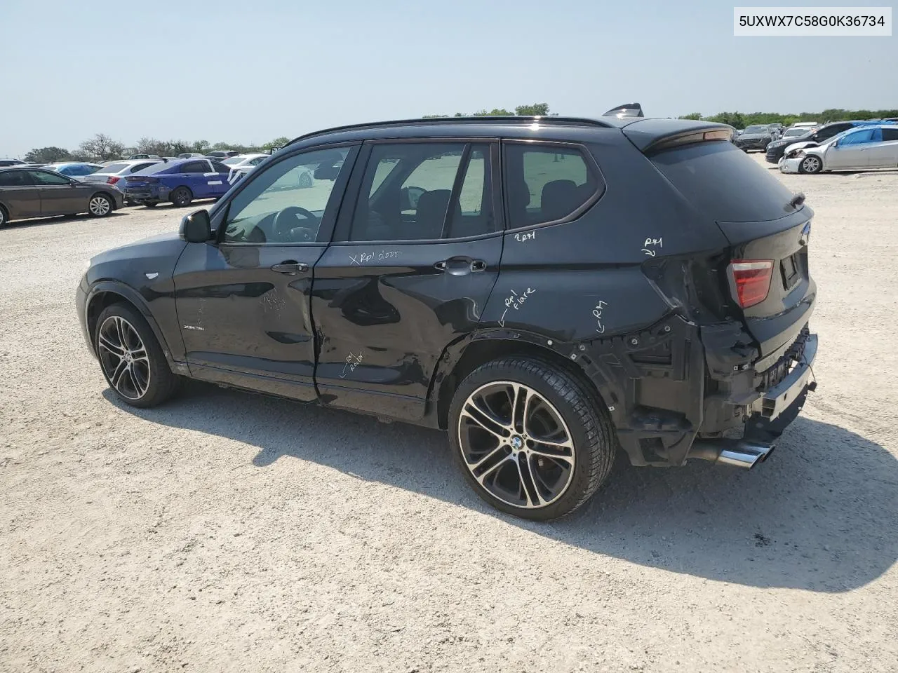 2016 BMW X3 xDrive35I VIN: 5UXWX7C58G0K36734 Lot: 57540774