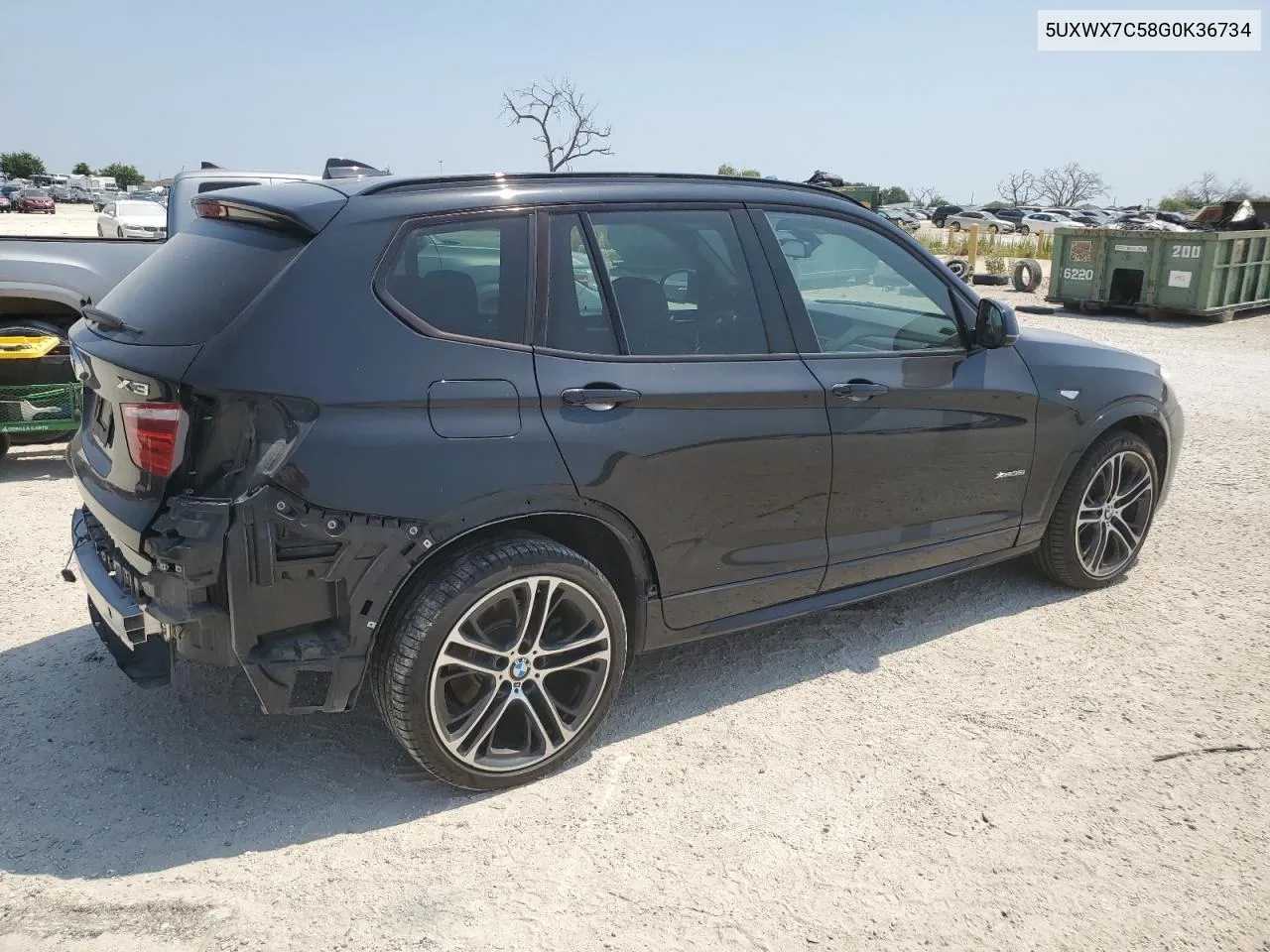 2016 BMW X3 xDrive35I VIN: 5UXWX7C58G0K36734 Lot: 57540774