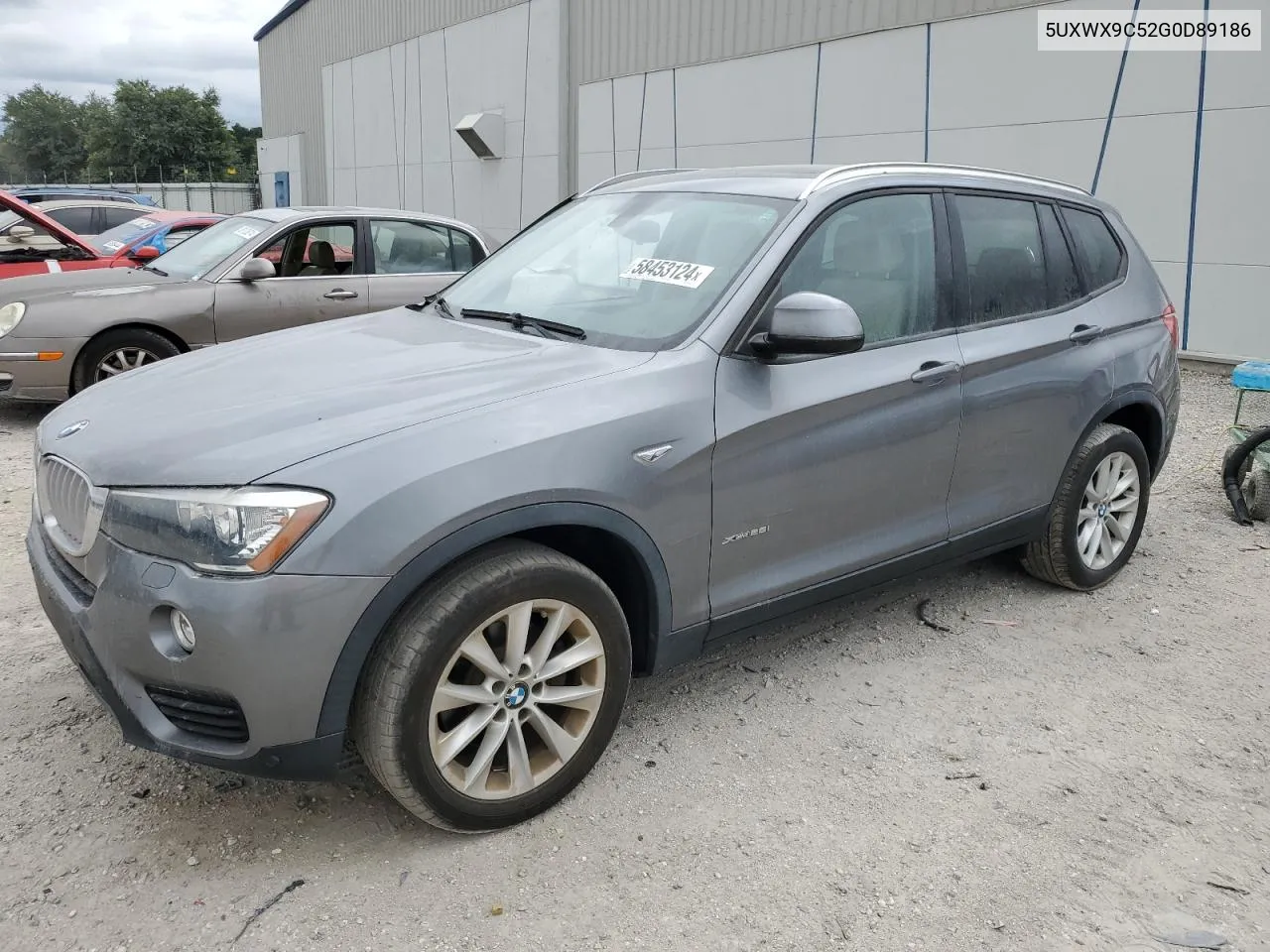 2016 BMW X3 xDrive28I VIN: 5UXWX9C52G0D89186 Lot: 58453124