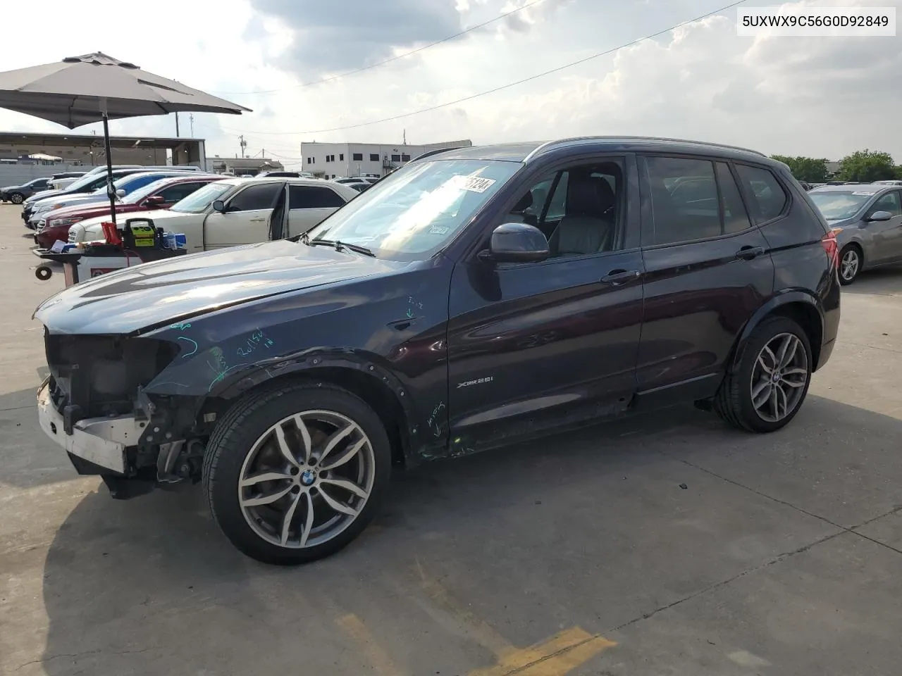 2016 BMW X3 xDrive28I VIN: 5UXWX9C56G0D92849 Lot: 59065124