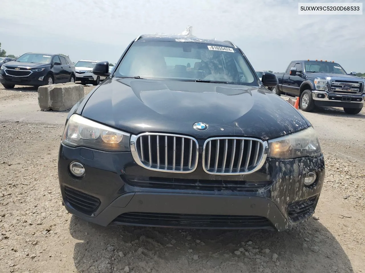 2016 BMW X3 xDrive28I VIN: 5UXWX9C52G0D68533 Lot: 61655424