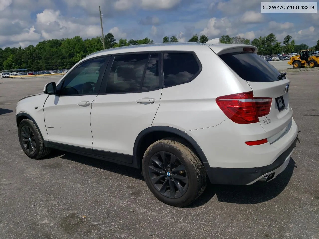 2016 BMW X3 Sdrive28I VIN: 5UXWZ7C52G0T43319 Lot: 62040934