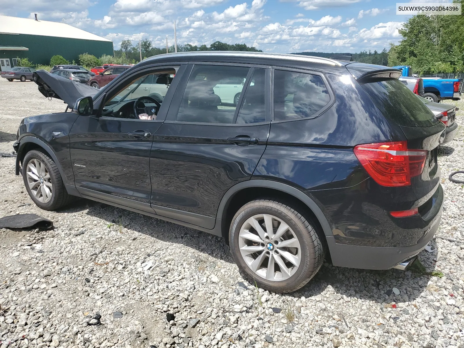 2016 BMW X3 xDrive28I VIN: 5UXWX9C59G0D64396 Lot: 63005604