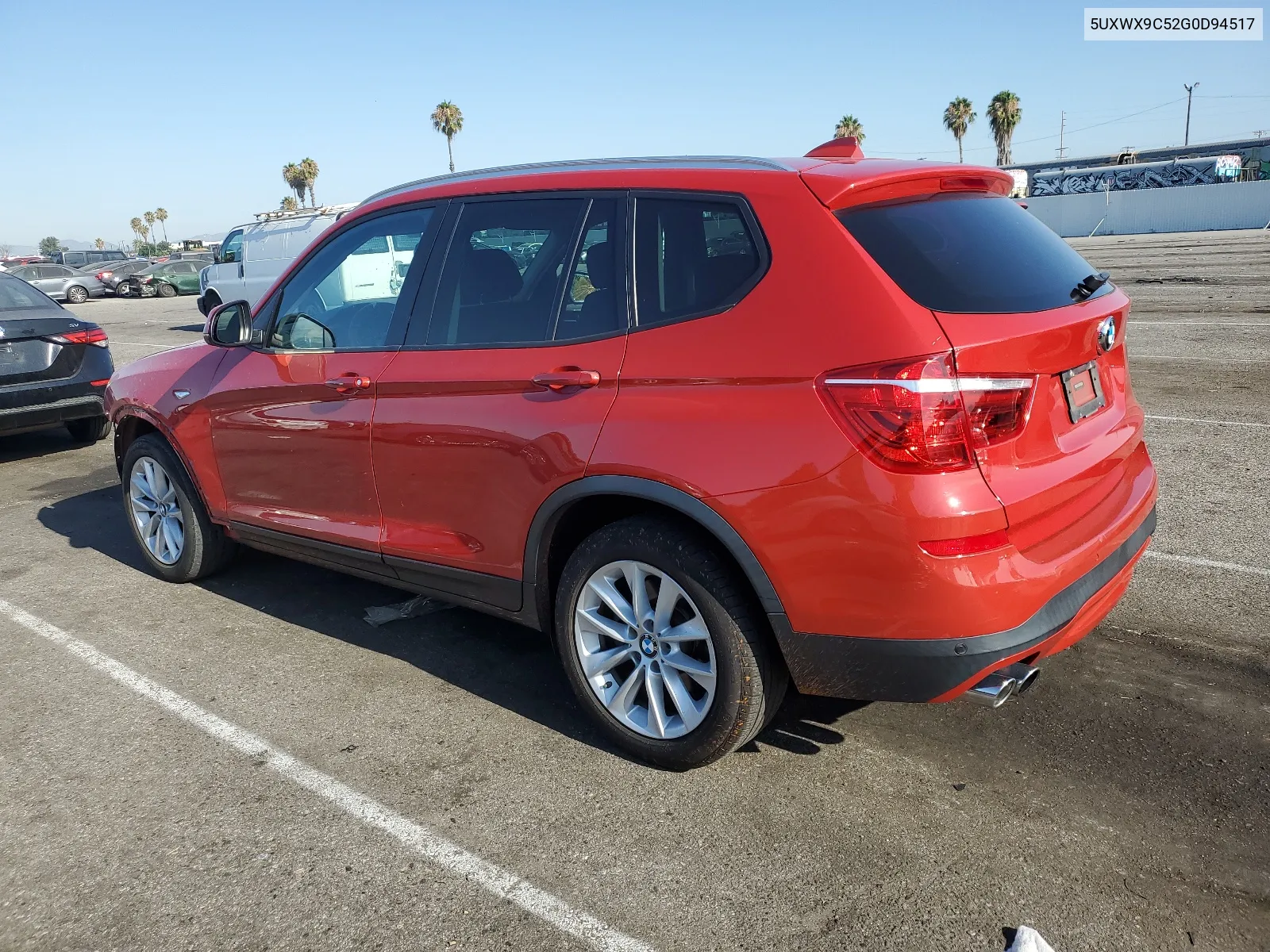 2016 BMW X3 xDrive28I VIN: 5UXWX9C52G0D94517 Lot: 65389934