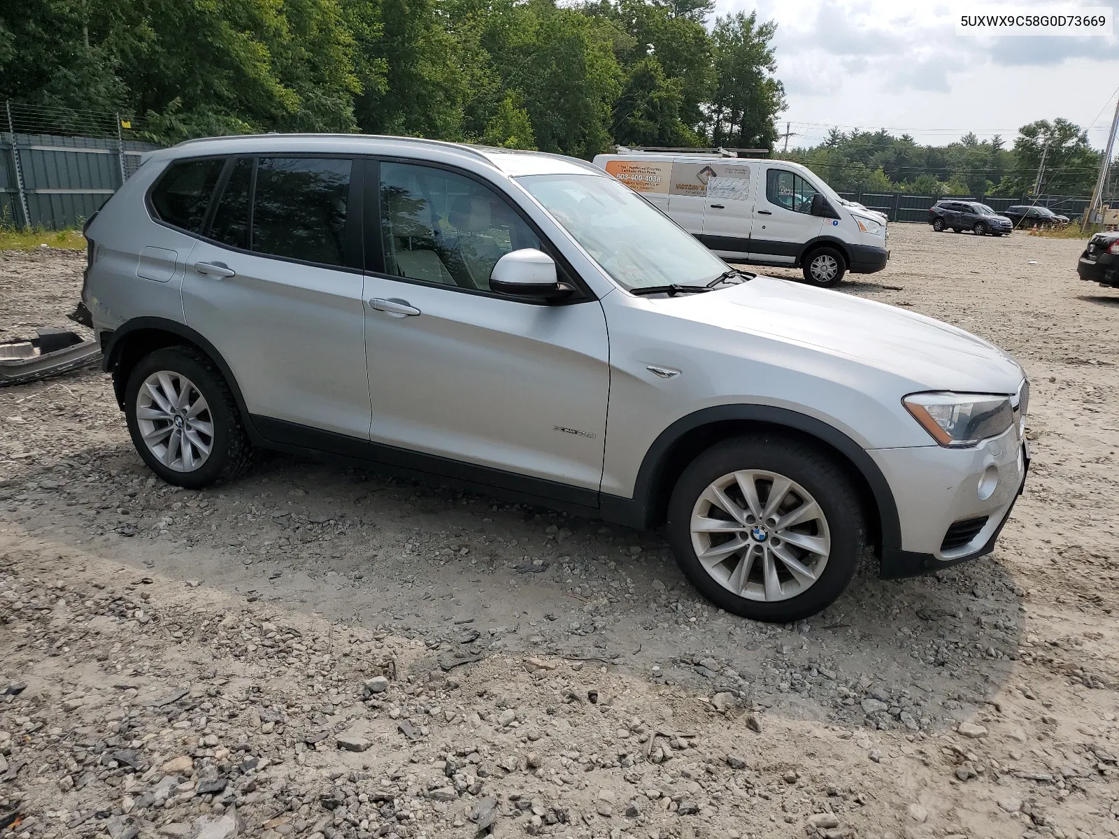 2016 BMW X3 xDrive28I VIN: 5UXWX9C58G0D73669 Lot: 66326564