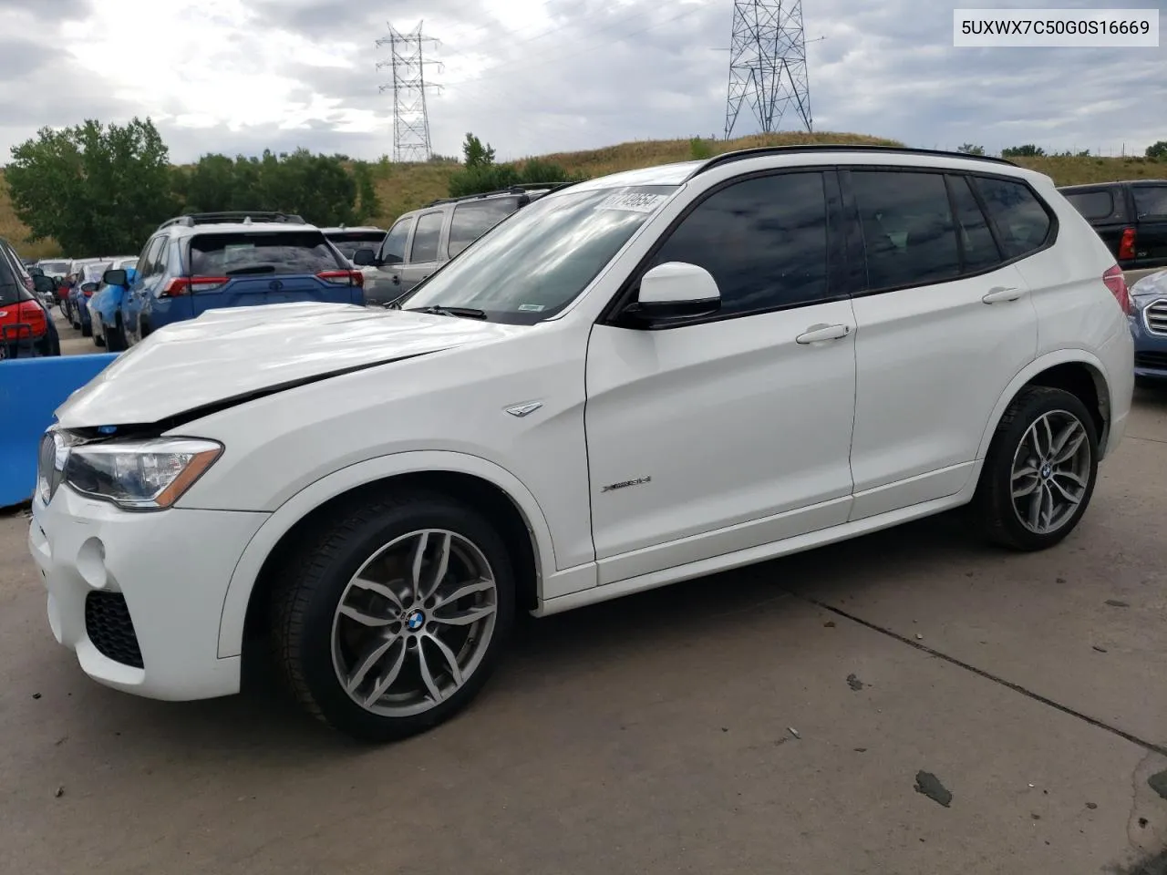 2016 BMW X3 xDrive35I VIN: 5UXWX7C50G0S16669 Lot: 67749654