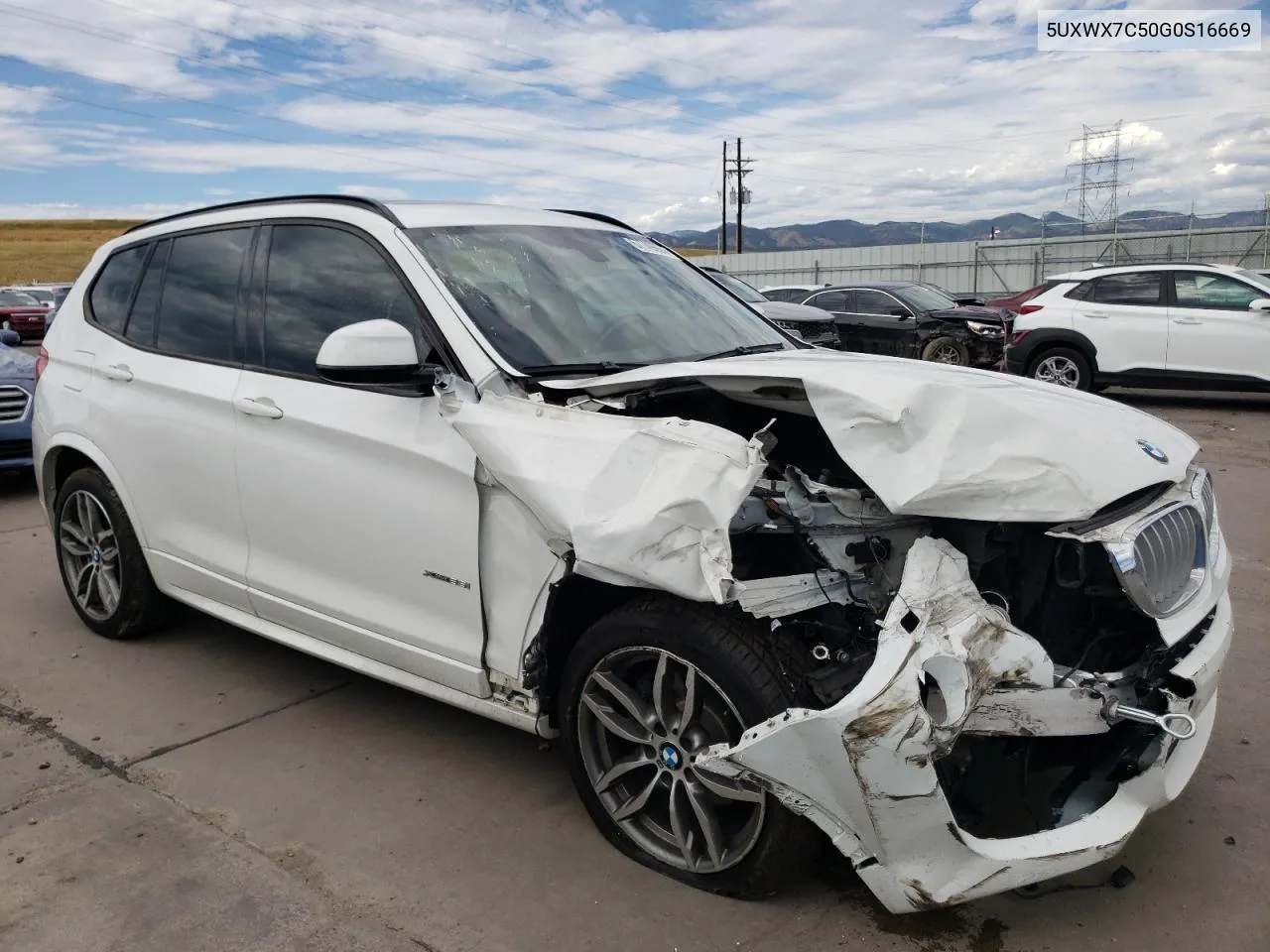 2016 BMW X3 xDrive35I VIN: 5UXWX7C50G0S16669 Lot: 67749654