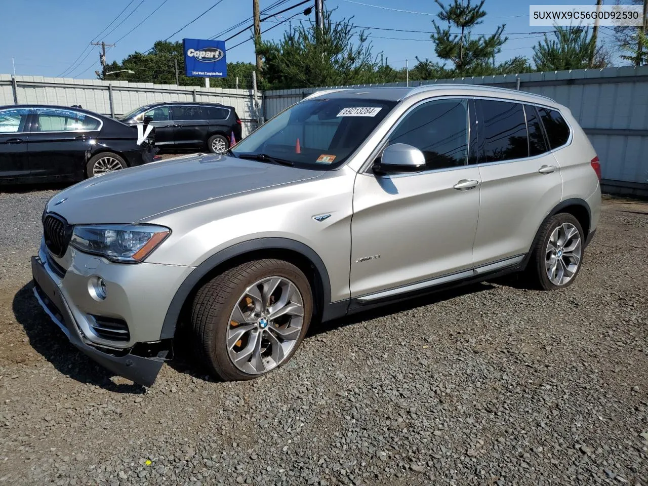 2016 BMW X3 xDrive28I VIN: 5UXWX9C56G0D92530 Lot: 69213284