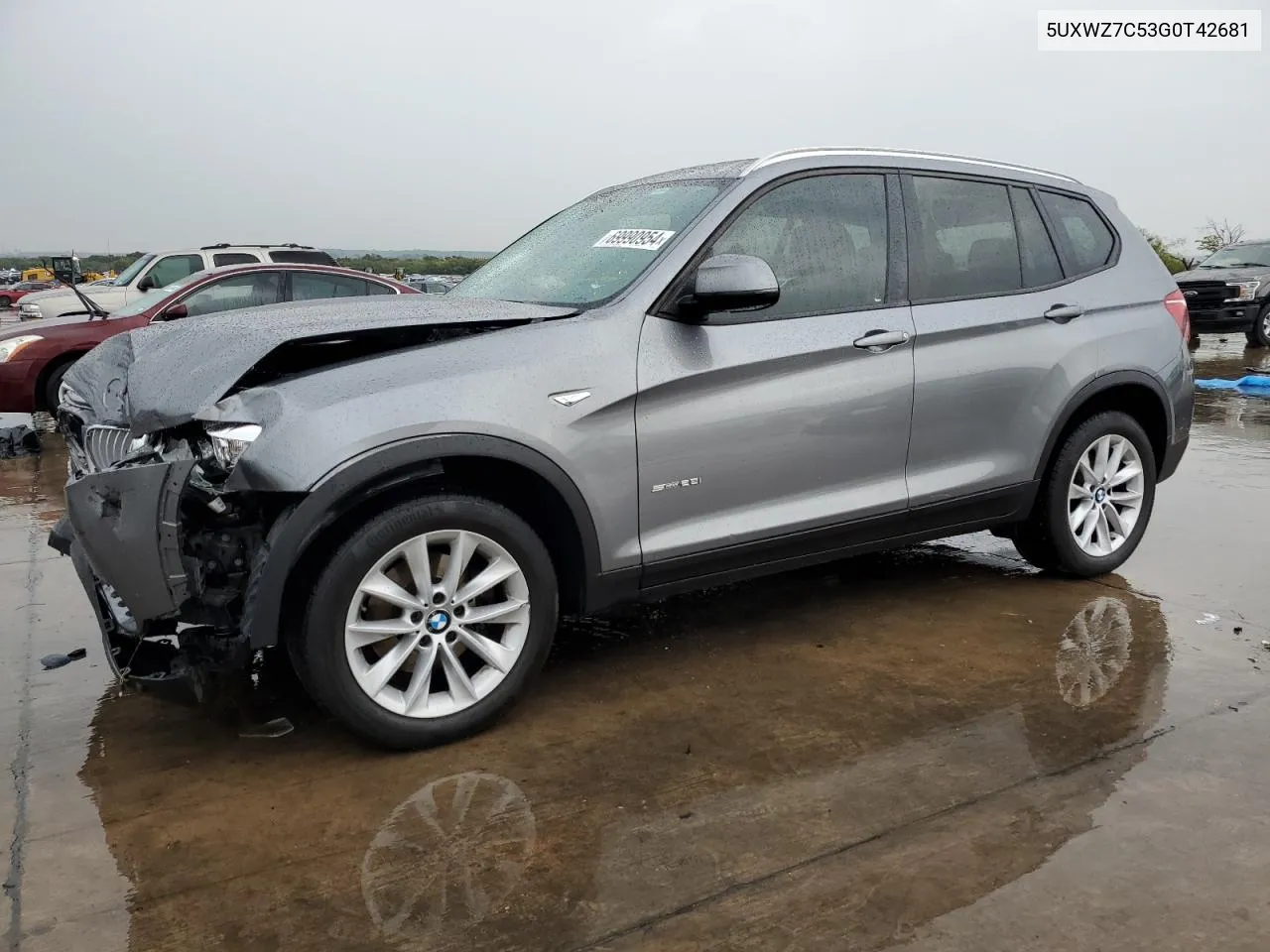 5UXWZ7C53G0T42681 2016 BMW X3 Sdrive28I