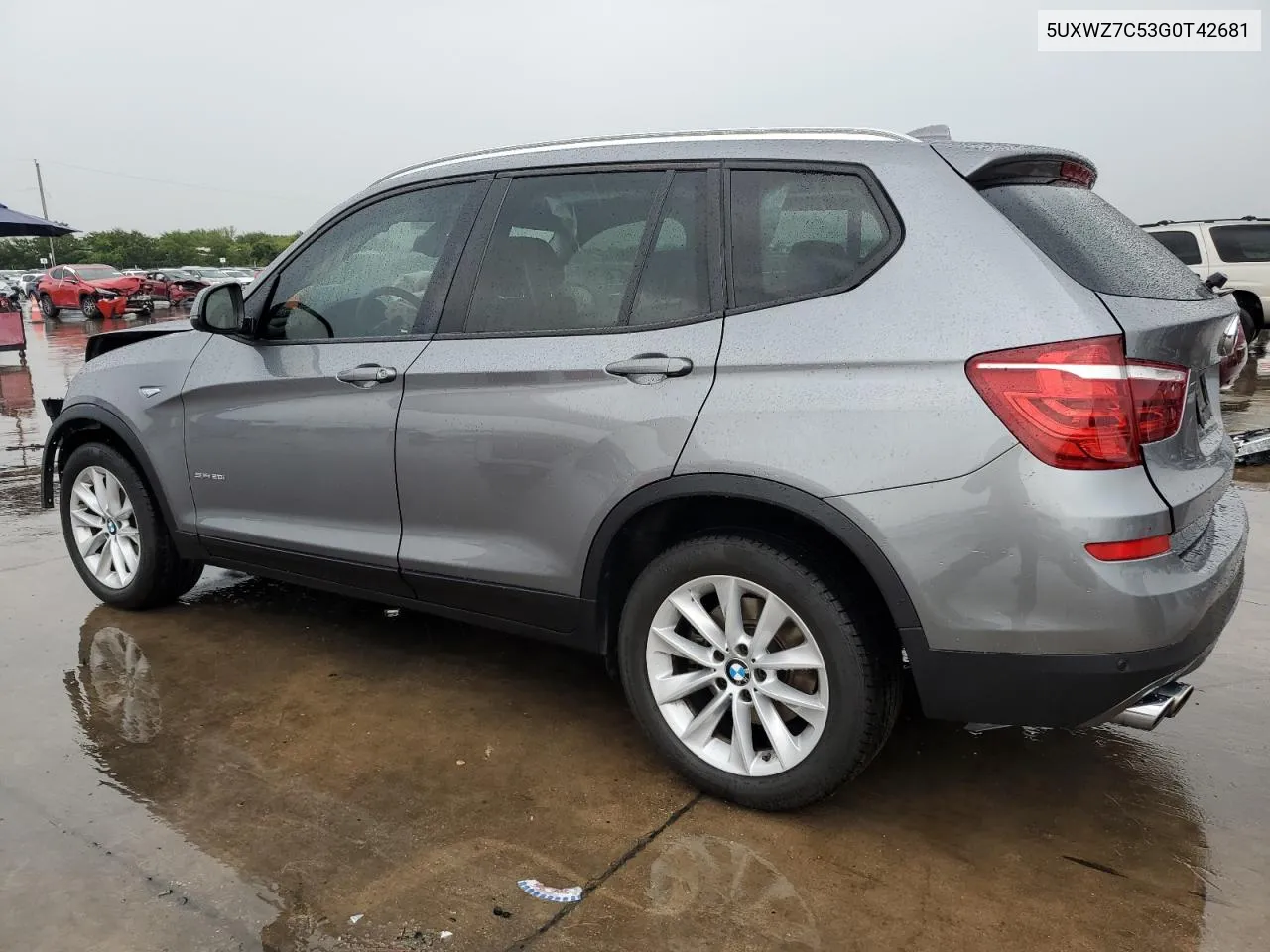 2016 BMW X3 Sdrive28I VIN: 5UXWZ7C53G0T42681 Lot: 69990954