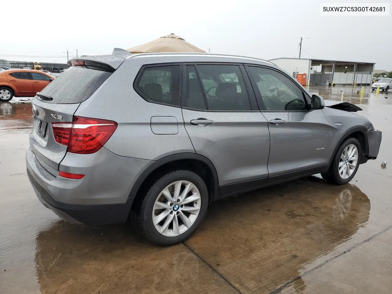 2016 BMW X3 Sdrive28I VIN: 5UXWZ7C53G0T42681 Lot: 69990954