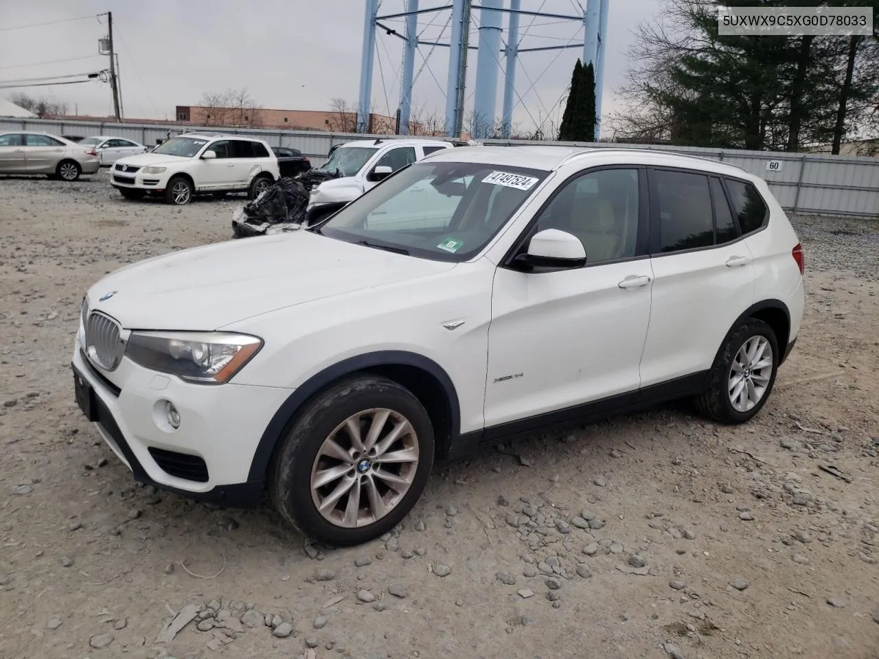 2016 BMW X3 xDrive28I VIN: 5UXWX9C5XG0D78033 Lot: 69992934