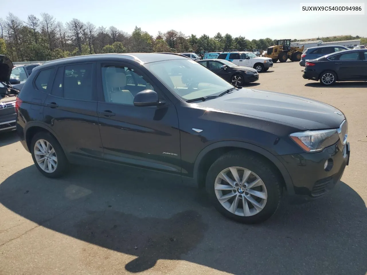 2016 BMW X3 xDrive28I VIN: 5UXWX9C54G0D94986 Lot: 70056844