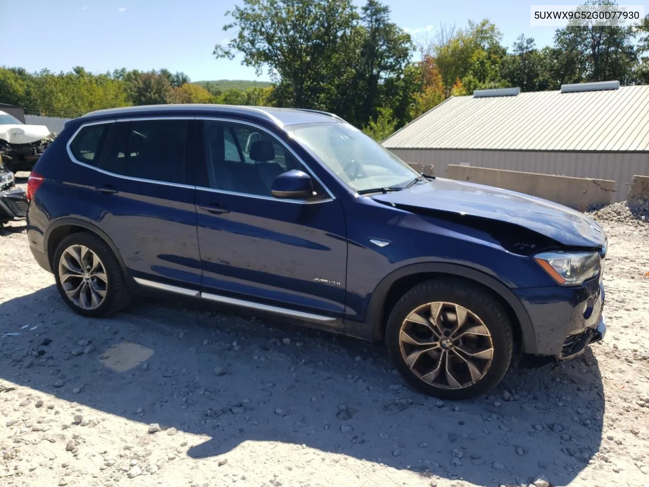 2016 BMW X3 xDrive28I VIN: 5UXWX9C52G0D77930 Lot: 70691734