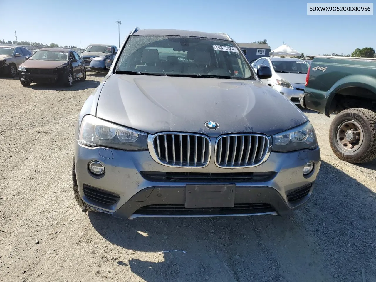 2016 BMW X3 xDrive28I VIN: 5UXWX9C52G0D80956 Lot: 70872424