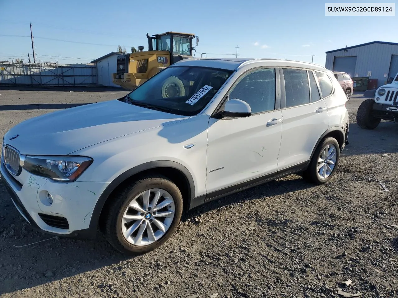 5UXWX9C52G0D89124 2016 BMW X3 xDrive28I