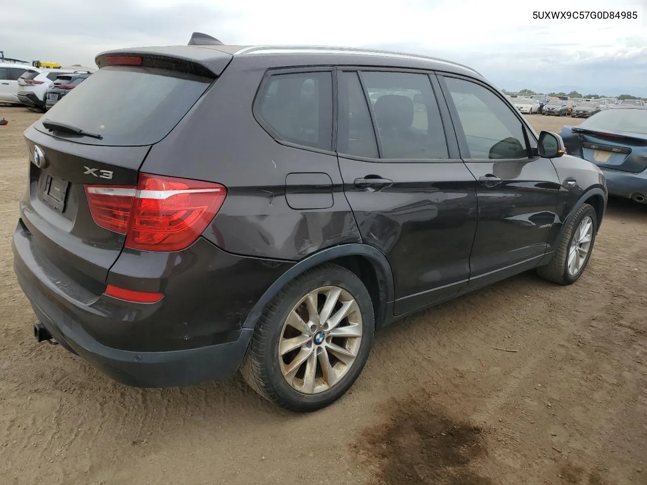 2016 BMW X3 xDrive28I VIN: 5UXWX9C57G0D84985 Lot: 71684014