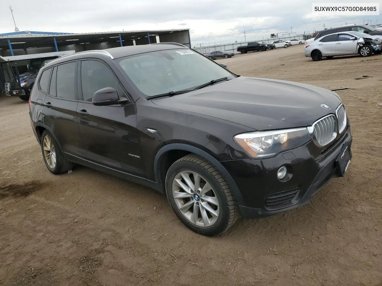 2016 BMW X3 xDrive28I VIN: 5UXWX9C57G0D84985 Lot: 71684014