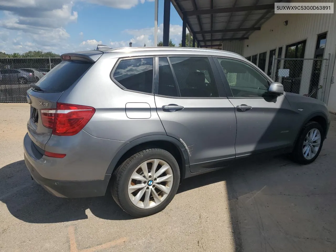 2016 BMW X3 xDrive28I VIN: 5UXWX9C53G0D63891 Lot: 72256584