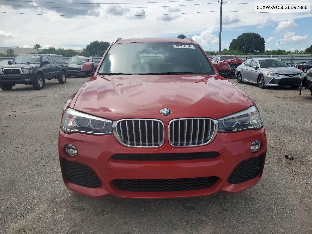 2016 BMW X3 xDrive28I VIN: 5UXWX9C56G0D92866 Lot: 72367574