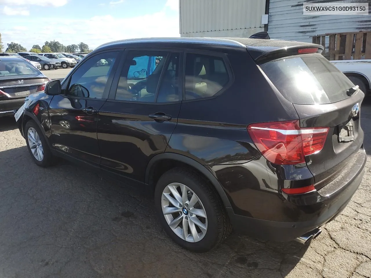 2016 BMW X3 xDrive28I VIN: 5UXWX9C51G0D93150 Lot: 72428564