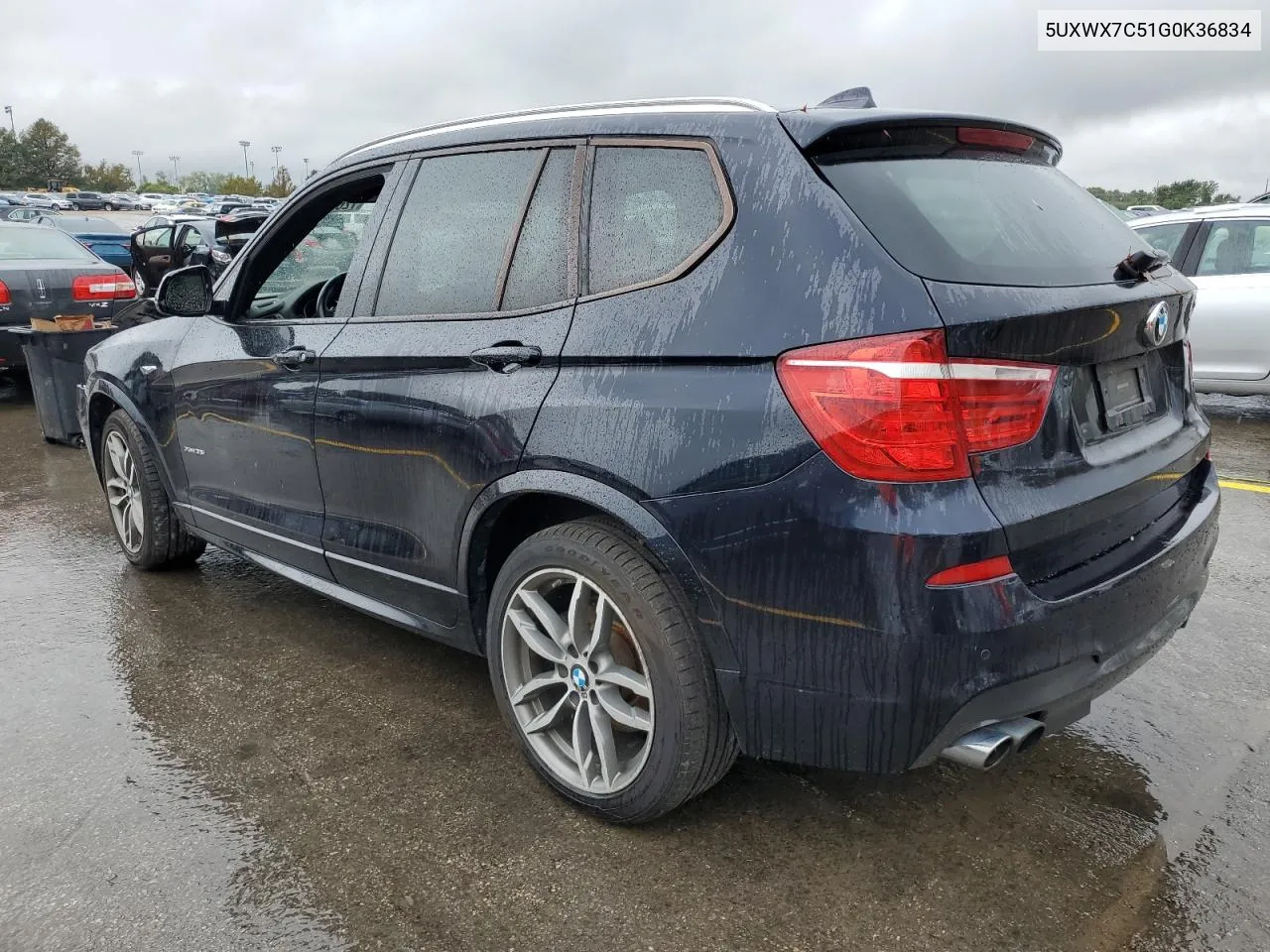 2016 BMW X3 xDrive35I VIN: 5UXWX7C51G0K36834 Lot: 72655324