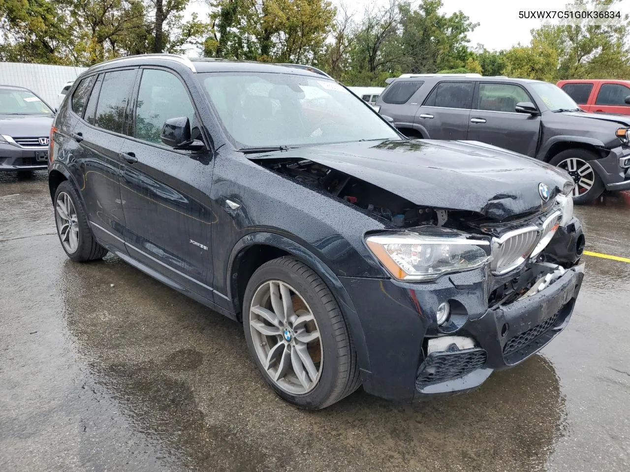 2016 BMW X3 xDrive35I VIN: 5UXWX7C51G0K36834 Lot: 72655324