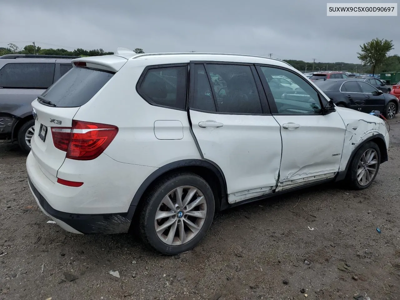 2016 BMW X3 xDrive28I VIN: 5UXWX9C5XG0D90697 Lot: 72658074