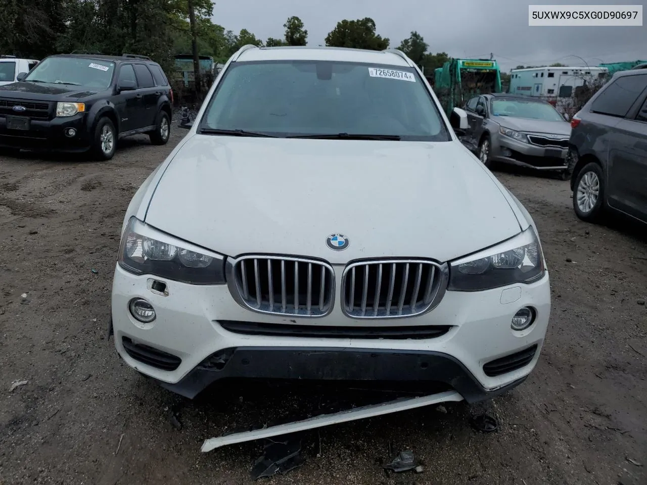 2016 BMW X3 xDrive28I VIN: 5UXWX9C5XG0D90697 Lot: 72658074