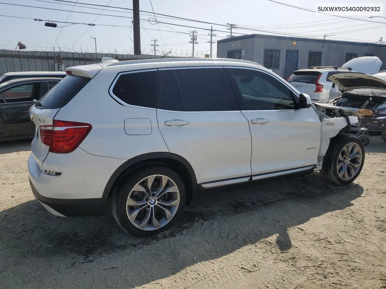 2016 BMW X3 xDrive28I VIN: 5UXWX9C54G0D92932 Lot: 72742674