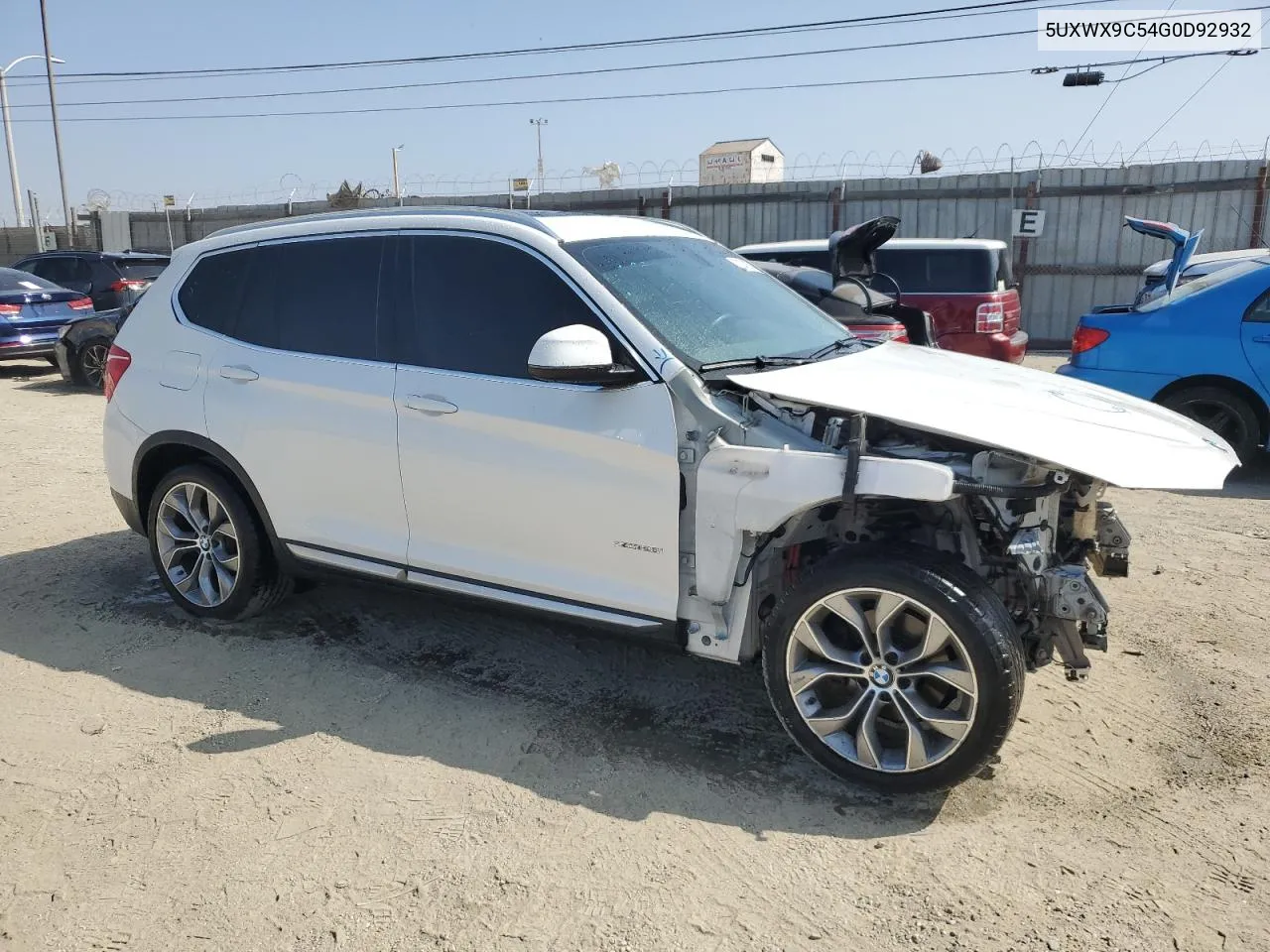 2016 BMW X3 xDrive28I VIN: 5UXWX9C54G0D92932 Lot: 72742674