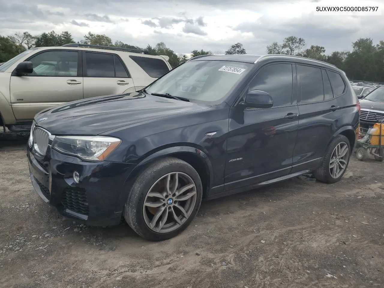 2016 BMW X3 xDrive28I VIN: 5UXWX9C50G0D85797 Lot: 72757854