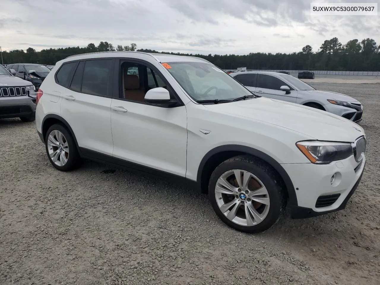 2016 BMW X3 xDrive28I VIN: 5UXWX9C53G0D79637 Lot: 72804004