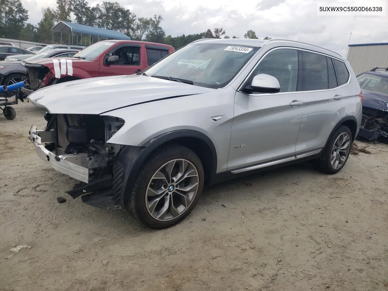 2016 BMW X3 xDrive28I VIN: 5UXWX9C55G0D66338 Lot: 73043334