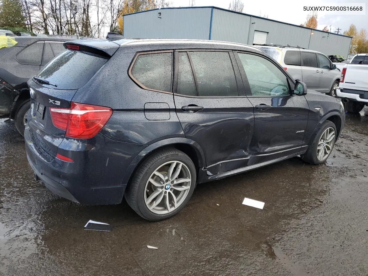 2016 BMW X3 xDrive35I VIN: 5UXWX7C59G0S16668 Lot: 73312274