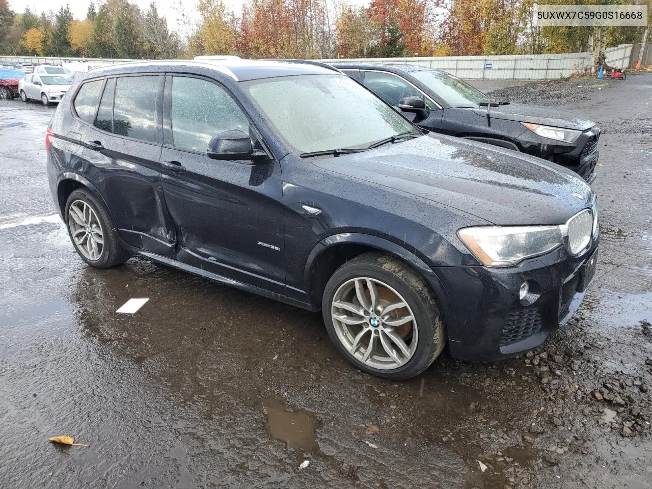 2016 BMW X3 xDrive35I VIN: 5UXWX7C59G0S16668 Lot: 73312274