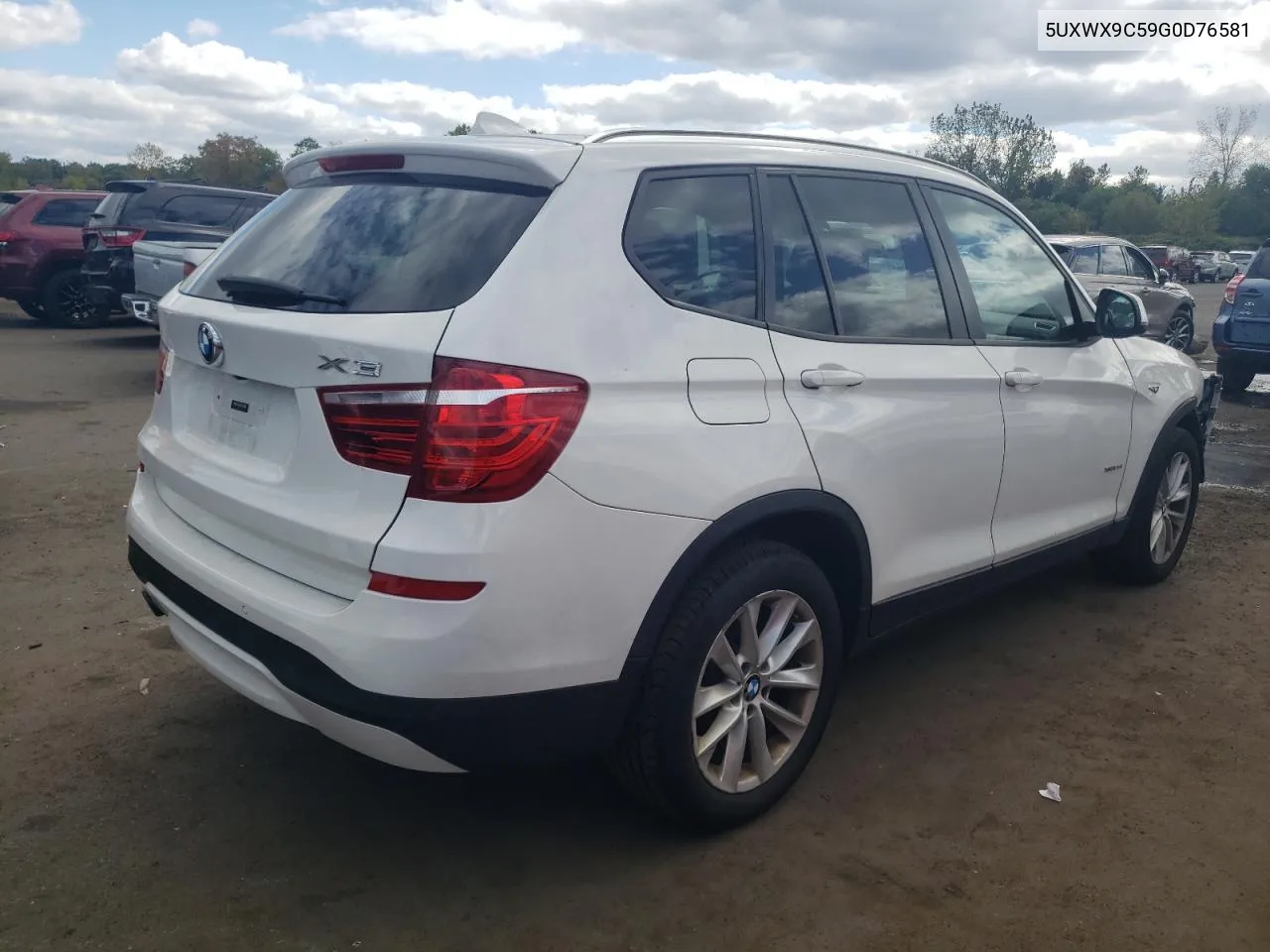 2016 BMW X3 xDrive28I VIN: 5UXWX9C59G0D76581 Lot: 73405104