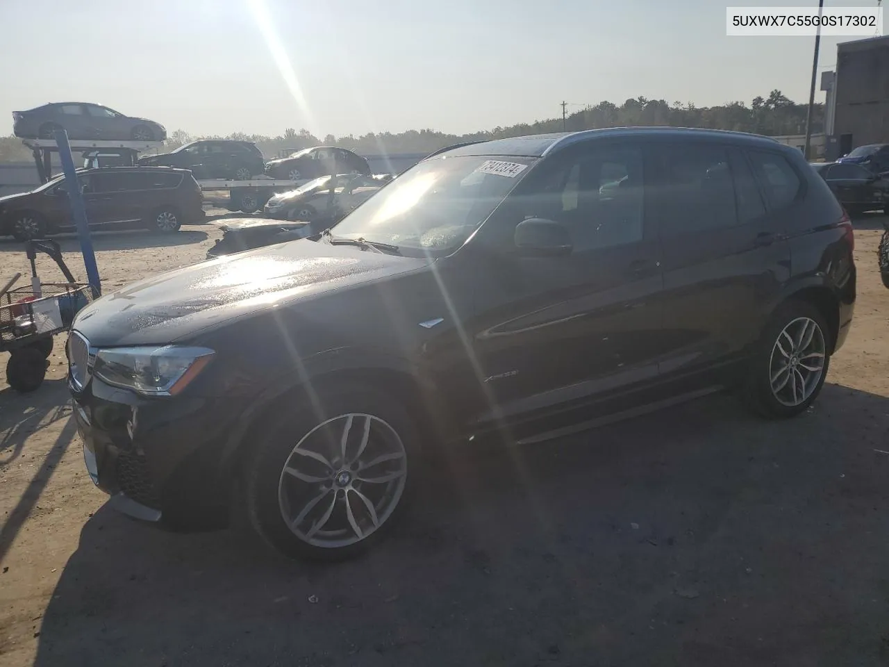 5UXWX7C55G0S17302 2016 BMW X3 xDrive35I