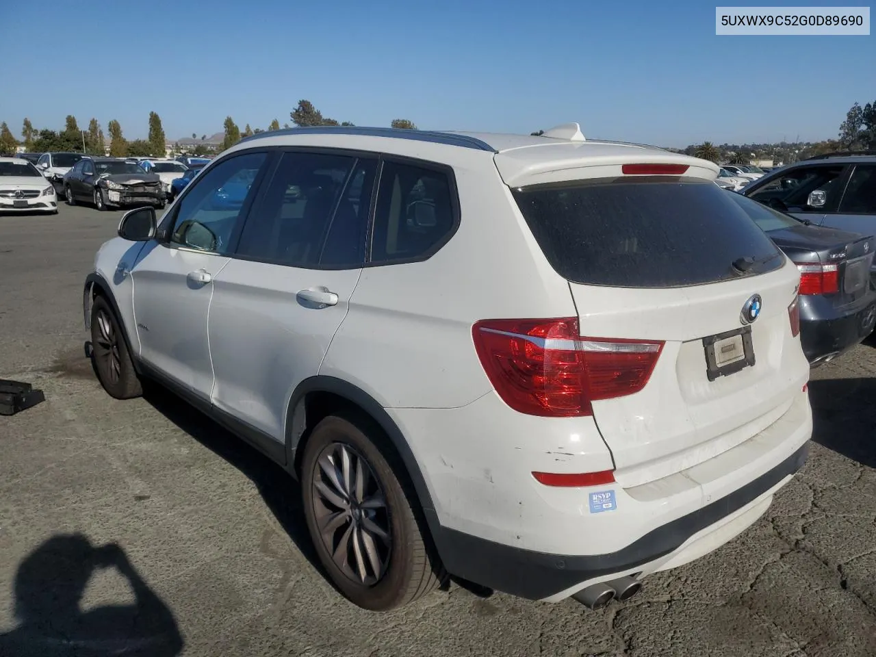 2016 BMW X3 xDrive28I VIN: 5UXWX9C52G0D89690 Lot: 73585524