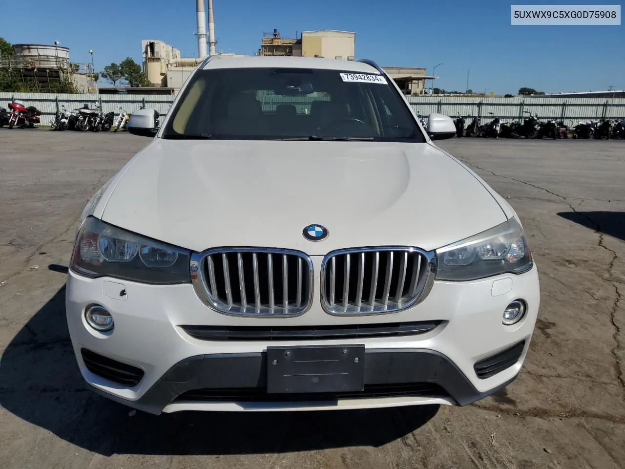 2016 BMW X3 xDrive28I VIN: 5UXWX9C5XG0D75908 Lot: 73942834