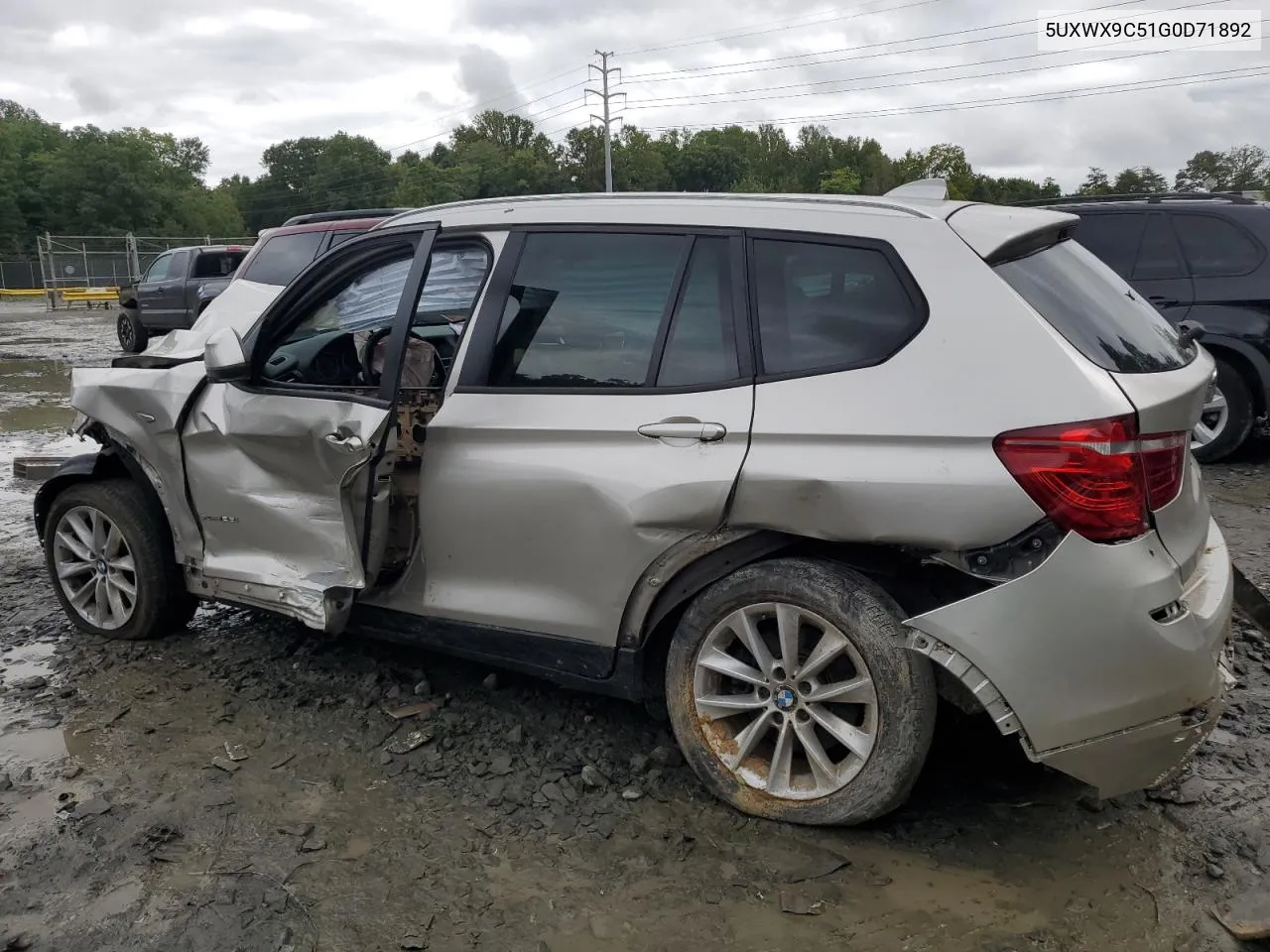 2016 BMW X3 xDrive28I VIN: 5UXWX9C51G0D71892 Lot: 73951694