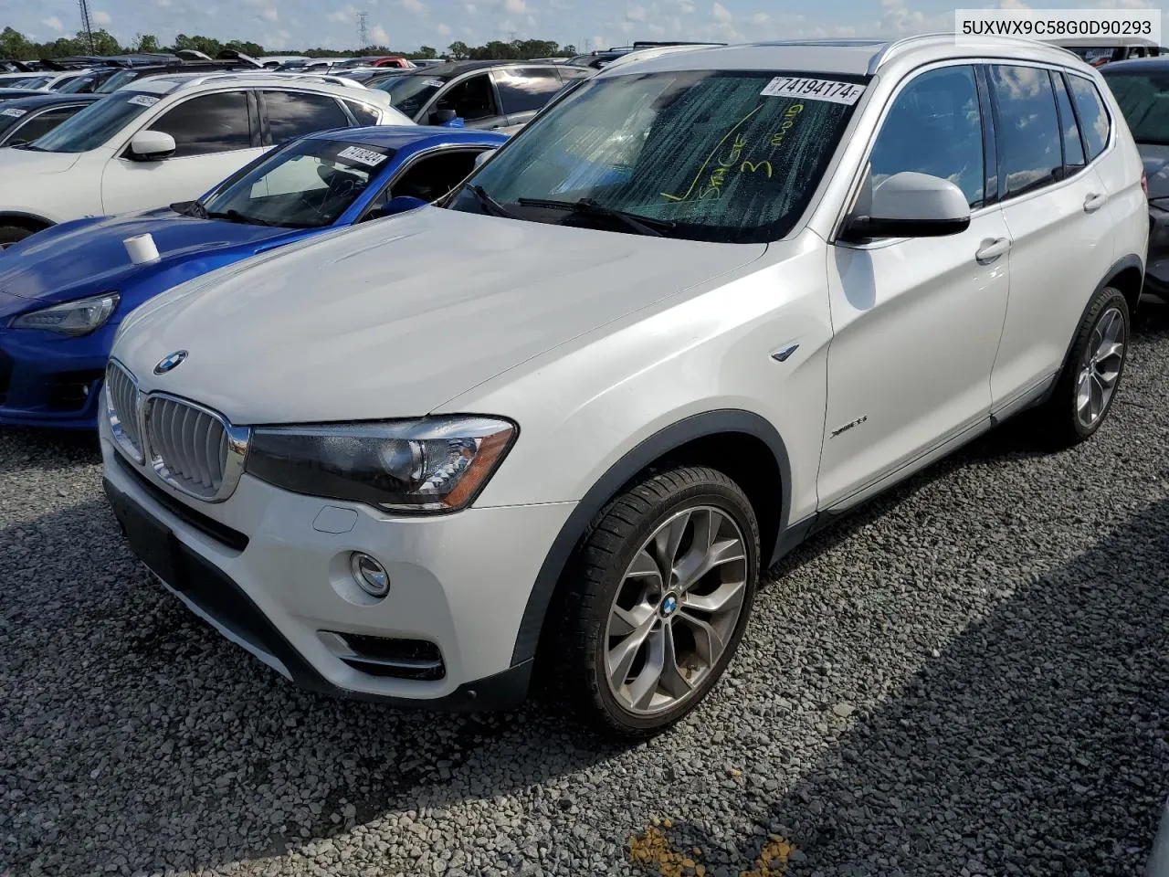 5UXWX9C58G0D90293 2016 BMW X3 xDrive28I