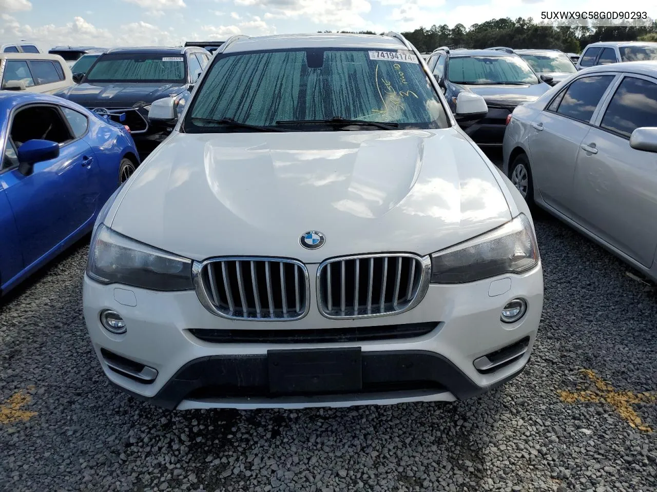 2016 BMW X3 xDrive28I VIN: 5UXWX9C58G0D90293 Lot: 74194174