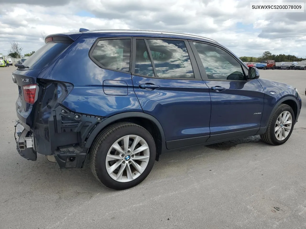 2016 BMW X3 xDrive28I VIN: 5UXWX9C52G0D78009 Lot: 75003564